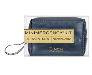 Pinch Provisions Navy Puffer Minimergency Kit, Includes 17 Travel-Sized Cosmetic Essentials, Convenient for Purses, Emergency Beauty Accessories, Gifts for Holiday’s & Birthday’s
