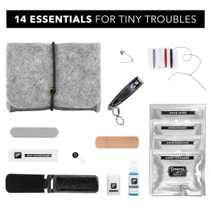 Pinch Provisions Unisex Minimergency Kit, Includes 14 Emergency Essentials for Travel & Personal Care, Gift for Men, Grooms, Clients & Employees