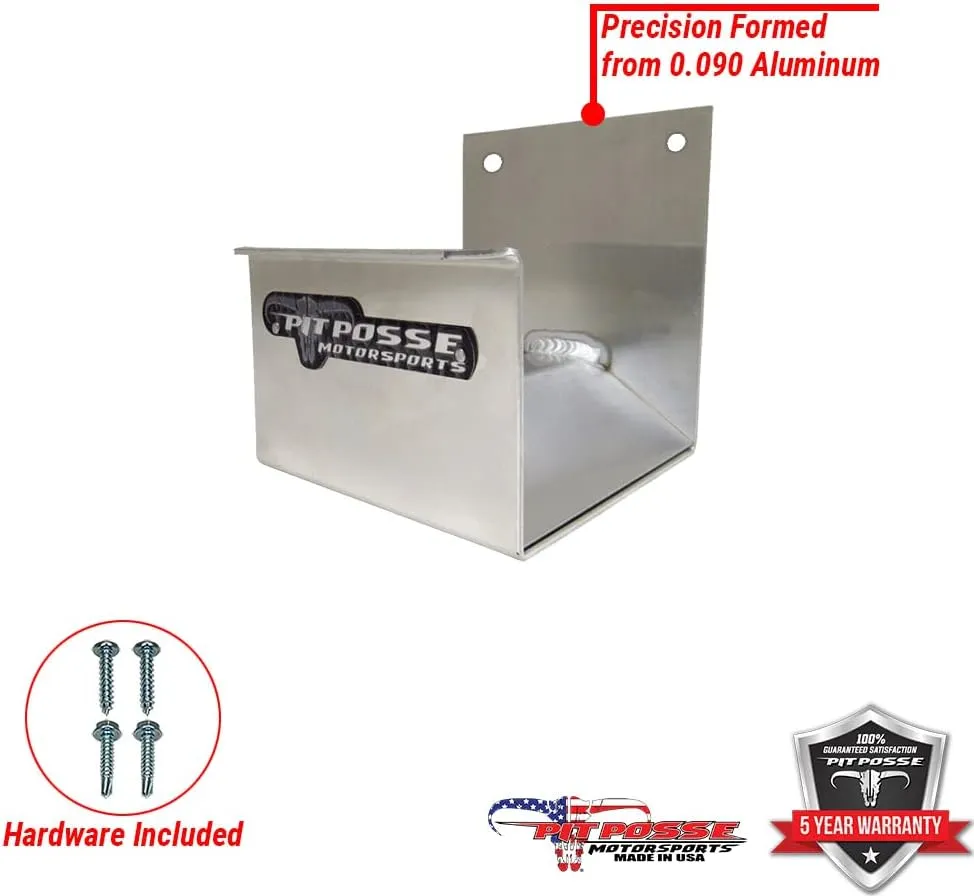 Pit Posse PP3302 Trailer Garage Cabinet Organizer Kit- Made in USA - Work Station Cabinet, Tie Down Ratchet Strap Rack, and Cord/Hose Hanger - Mounting Hardware - Aluminum - 5 Year Warranty
