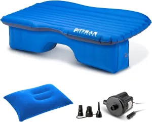 Pittman Outdoors AirBedz PPI-BLU-TRKMAT Inflatable Fabric Rear Seat Truck Air Bed Mattress | 5 Feet in Length | Fits Full-Sized Trucks and SUV's, Blue
