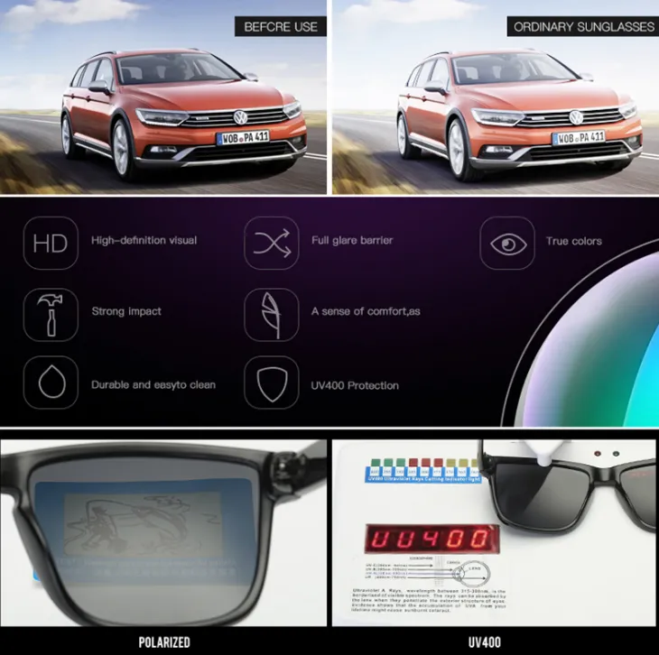 Polarized Sunglasses Men Driver