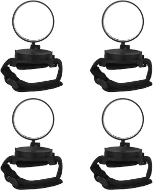 POPETPOP Bike Rear View Wristband Mirror Convex Design for Enhanced Safety Rotation Comfortable Wear for Cyclists for Nighttime Rides and Mountain Biking