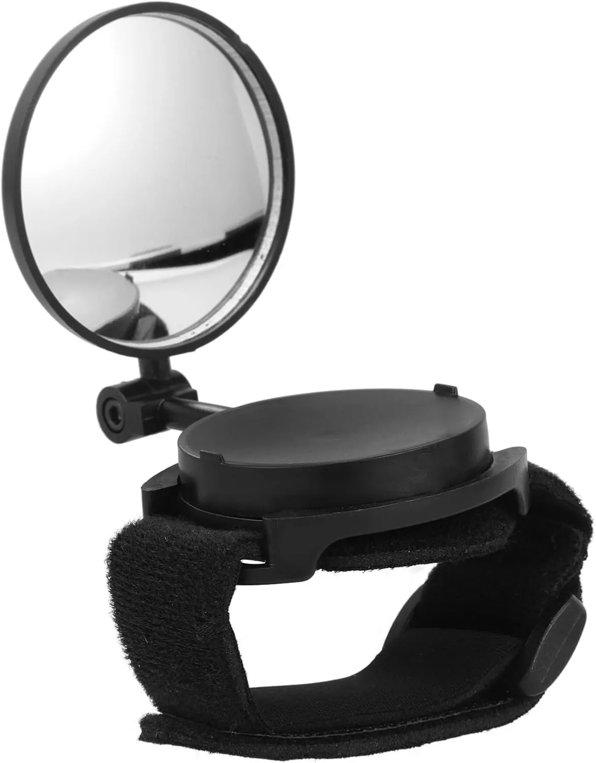 POPETPOP Bike Rear View Wristband Mirror Convex Design for Enhanced Safety Rotation Comfortable Wear for Cyclists for Nighttime Rides and Mountain Biking