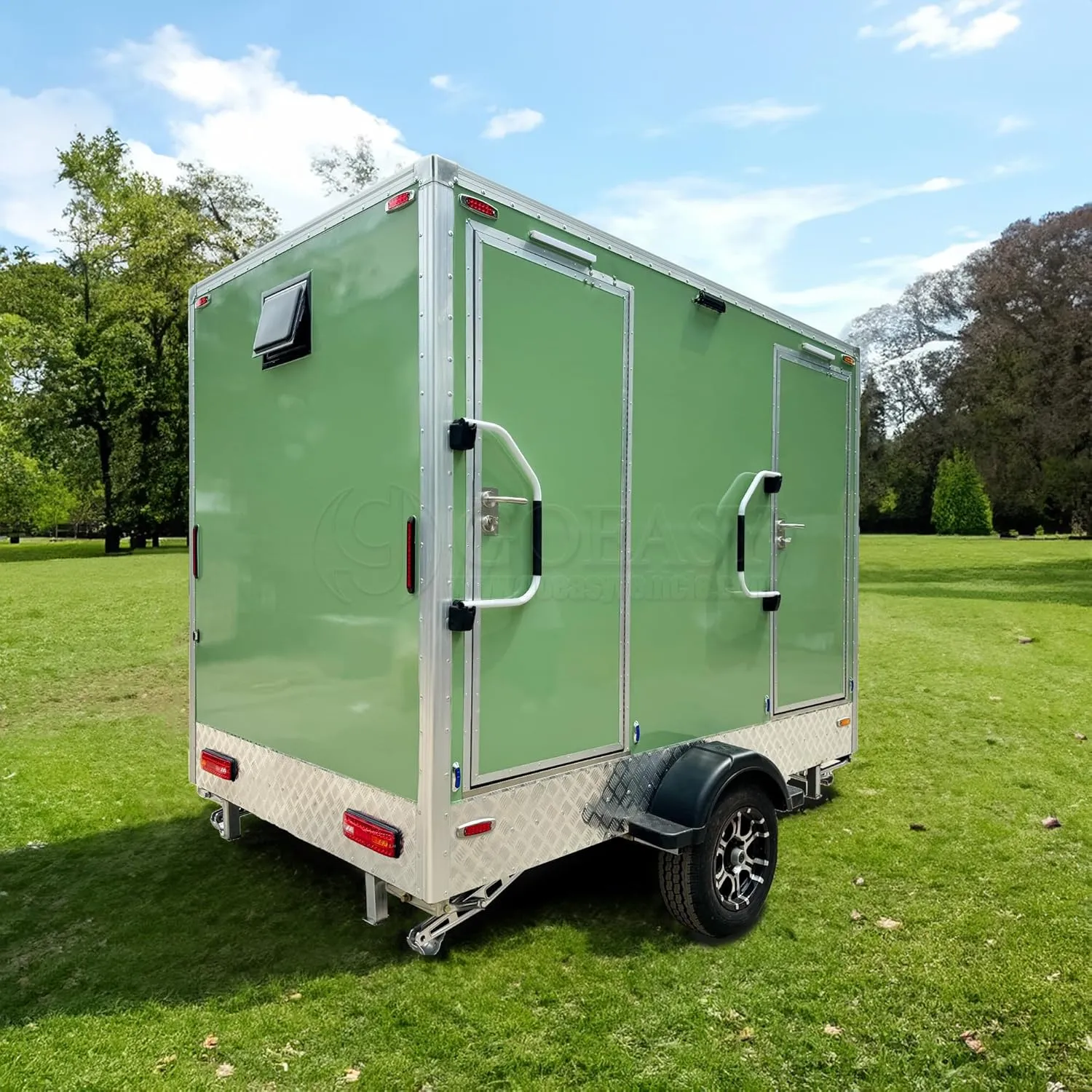 Portable Camping Toilet Trailer for Commercial Use Travel Toilet Accessories Portable Bathroom for Camping Restroom Deposit