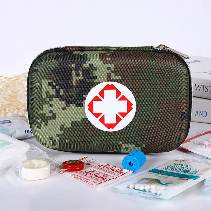 Portable Emergency Medical Bag First Aid Storage Box For Household Outdoor Travel Camping Equipment Medicine Survival Kit