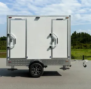 Portable Restroom Trailer - Ideal for Camping, Travel, and Outdoor Use, Portable Toilet Solution for Adults, Compact and Convenient Deposit