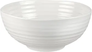 Portmeirion Sophie Conran 7" Bowl Set | Set of 4 White Cereal Bowls | Made from Fine Porcelain | Dishwasher and Microwave Safe | Perfect Dinnerware Set for Soup, Salad, and Pasta