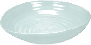 Portmeirion Sophie Conran Celadon Pasta Bowl | Set of 4 | Large Serving Bowls for Soup or Salad | 9 Inch | Made from Fine Porcelain | Microwave and Dishwasher Safe