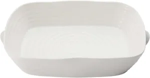 Portmeirion Sophie Conran Rectangular Handled Roasting Dish, 13" x 9.5" Casserole Dish for Oven, Dishwasher, Microwave, Freezer Safe, Porcelain Cookware, Ideal for Everyday & Holiday Baking