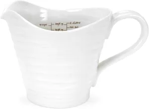 Portmeirion Sophie Conran White Measuring Jug | 6 Inch Measuring Jug for Kitchen and Baking | 32 Ounce Capacity | Made from Fine Porcelain | Dishwasher Safe