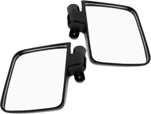PRETYZOOM 1Set Golf Cart Rear View Side Mirrors Wide Angle Enhanced Visibility for Safe Driving Compatible with Golf Cart Accessories
