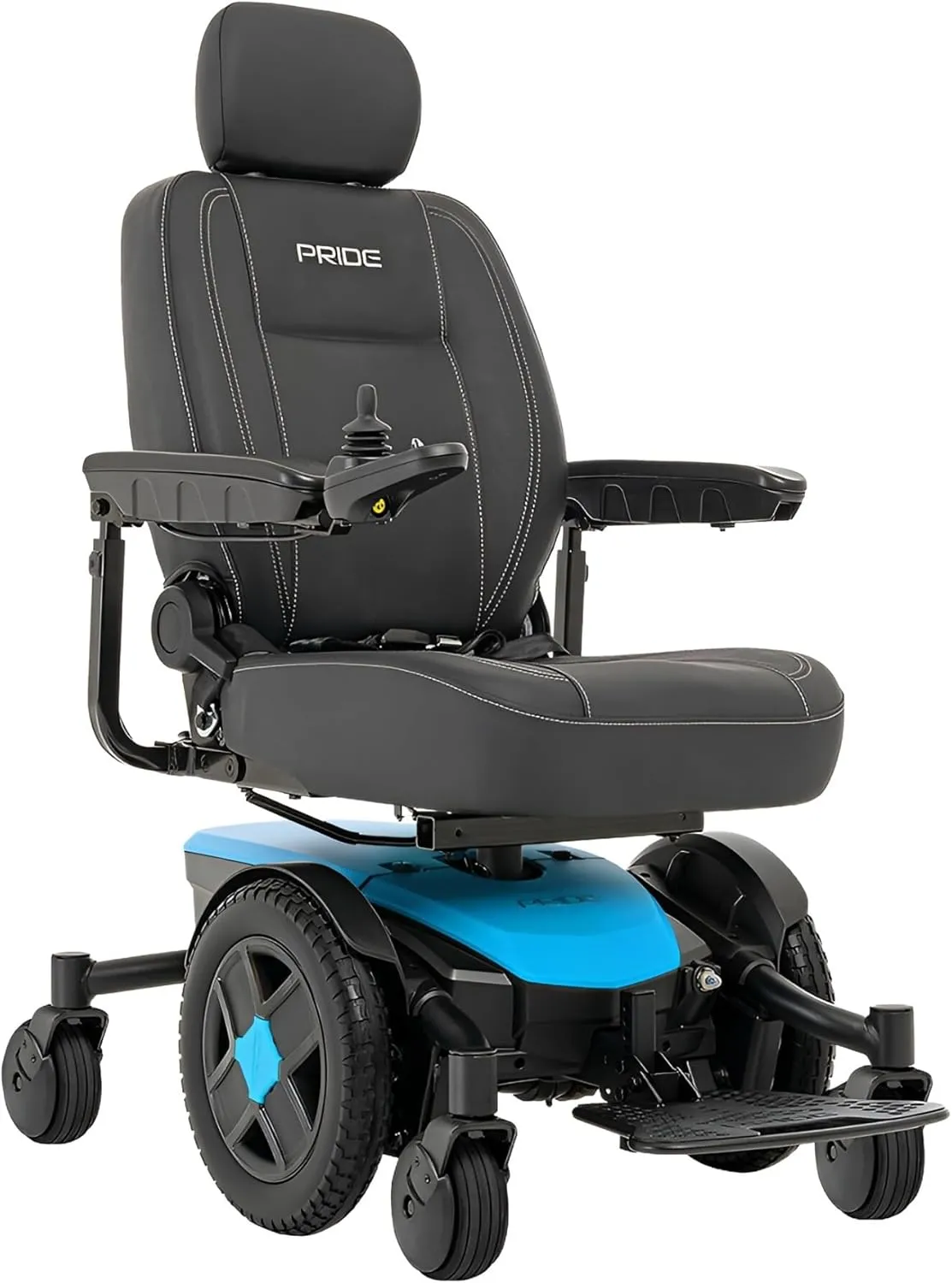 Pride Jazzy EVO 613 Li Power Chair - Electric Wheelchair Scooter for Adults, Lithium Battery, 300 Lbs Weight Capacity, Robin's Egg, 18" x18-20 Seat Size
