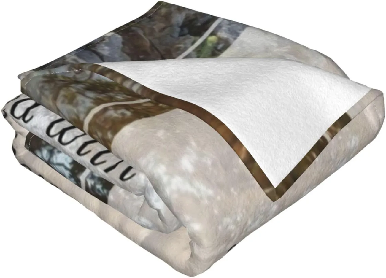 Proverbs 31 ：25 60"X50" Flannel Blanket - 100% Soft Polyester, Lightweight and Warm, Suitable for Families, Camping, Travel