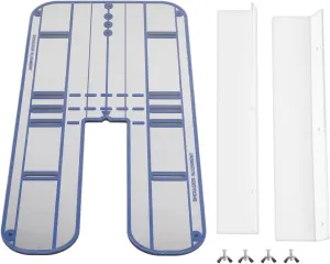 Putting Trainer Mirror Practice Aid, Reflective Shatterproof Ball Slot Line Alignment Indoor Outdoor Use