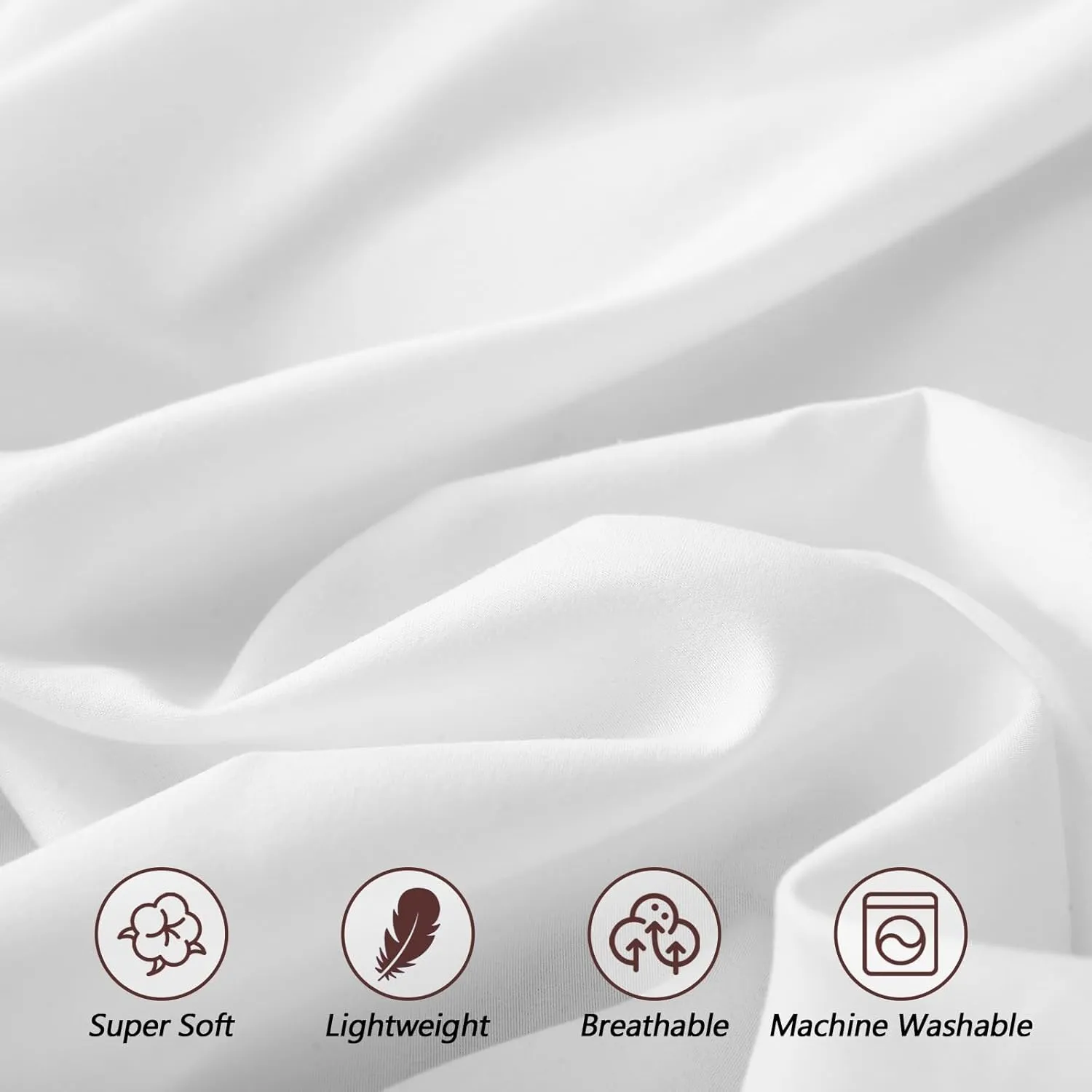 Queen Fitted Sheet for Air Mattress,with 24 Inch Extra Deep Pockets,Ultra Soft Durable Breathable Bed Sheets Cover for Inflatable Air Bed,with Pump Opening,Inflate at Any Time-White