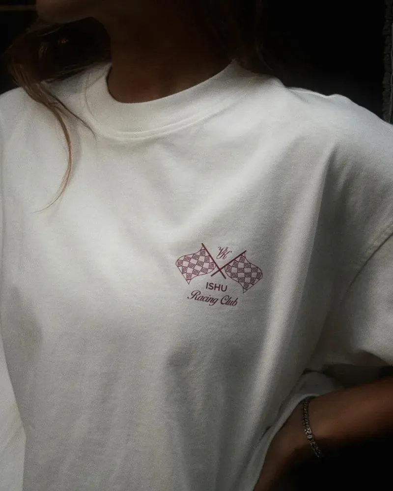 "Classic Racer" T-Shirt - White