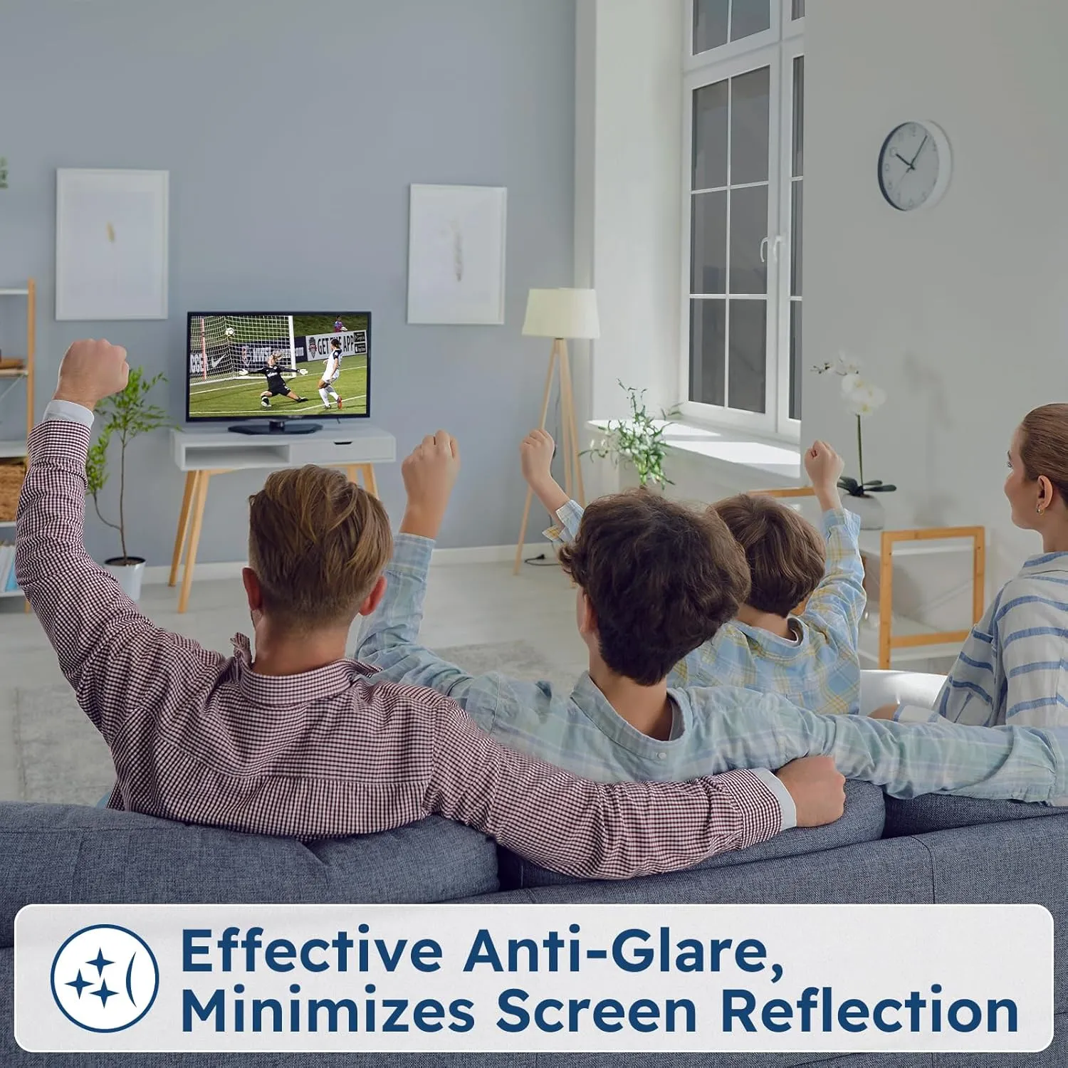 rabbitgoo Window Tint for Home One Way Privacy Window Film See Out Not In Heat UV Blocking Reflective Removable Static Cling Mirror Decorative House Glass Covering, Black Silver, 35.4 Inch X 13.1 Feet
