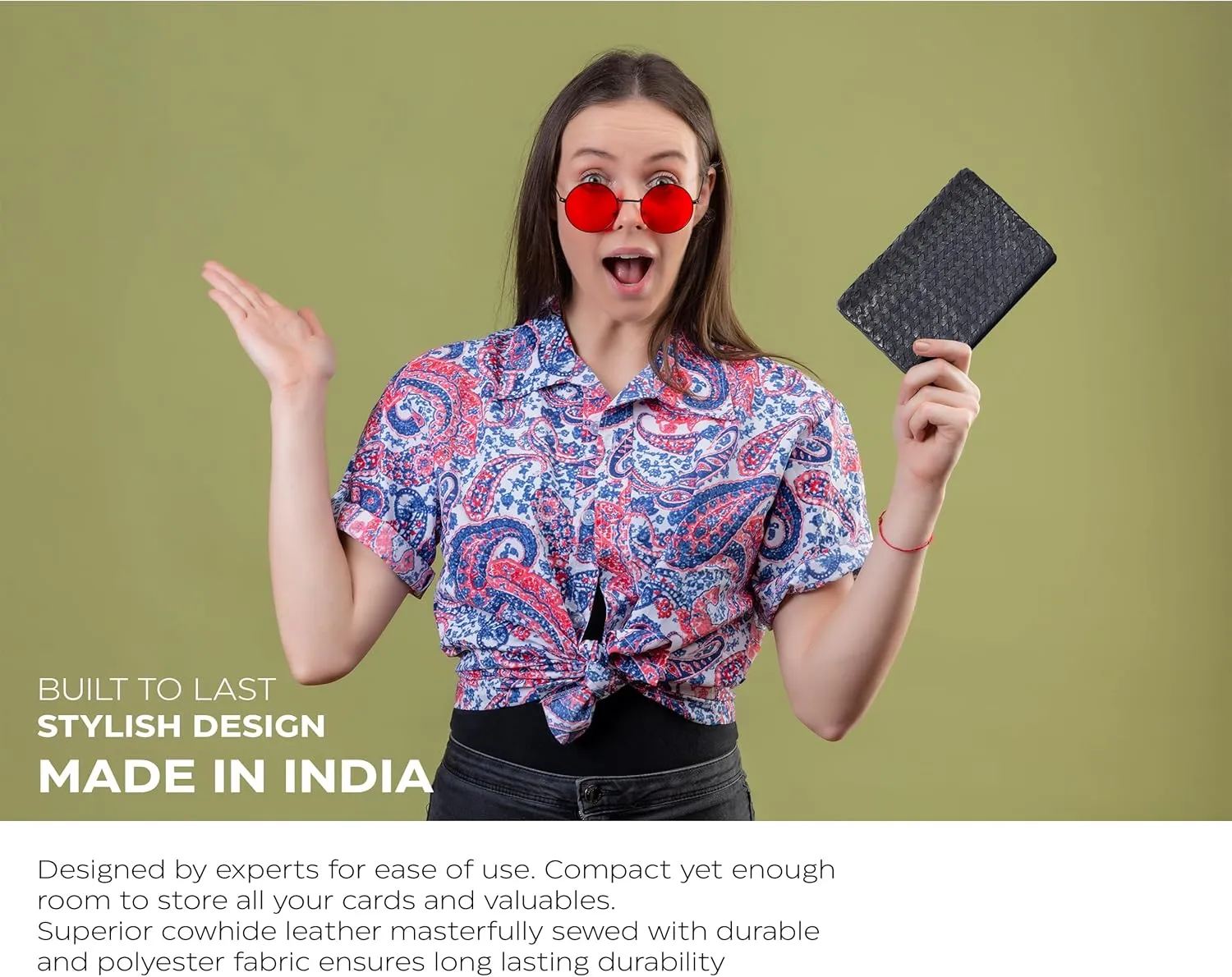 Real Leather Women Wallet Leather with RFID Blocking -Trifold Card Holder Designer Ladies Clutch with ID Window Wallets