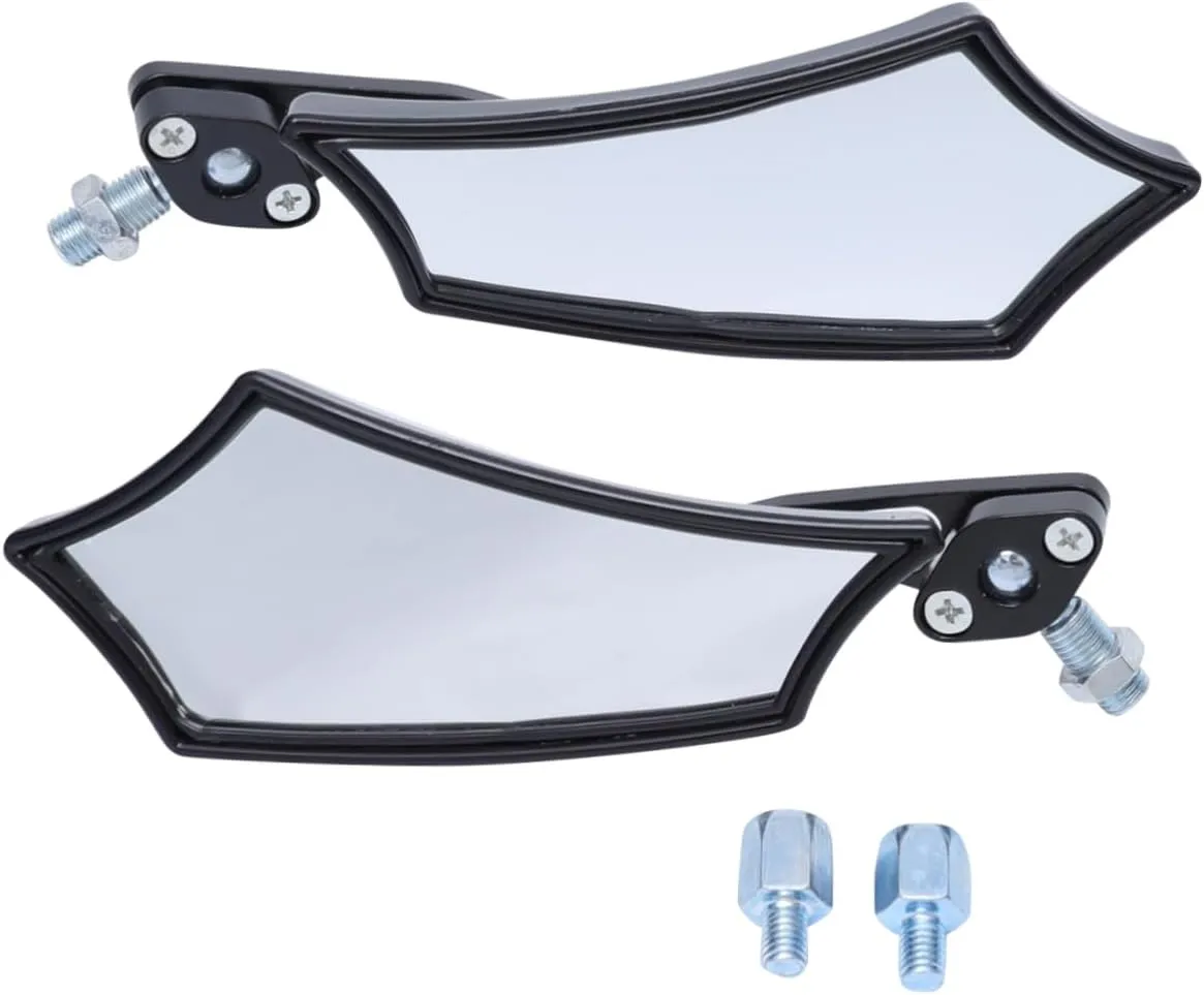 Rearview Mirror for Motorcycle Universal Handlebar Mirror Aluminum Reflective Easy to Install for All Vehicles