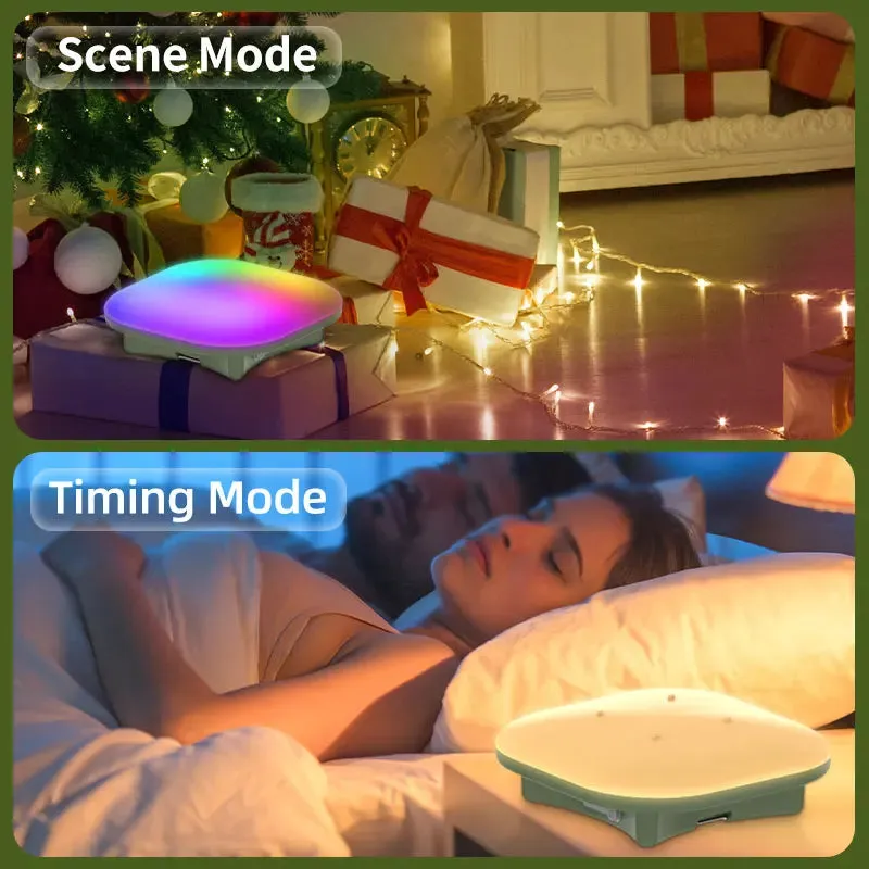 Rechargeable Camping Lantern 80W 13500mAh Smart RGB LED Tent Light Bluetooth Controlled Music Sync Outdoor Lighting by Tuya App