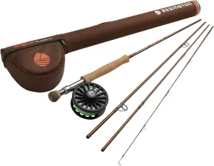 Redington Original Fly Fishing Kit, 9 Foot Rod, Crosswater Reel, Fly Line, Leader, & Carrying Case