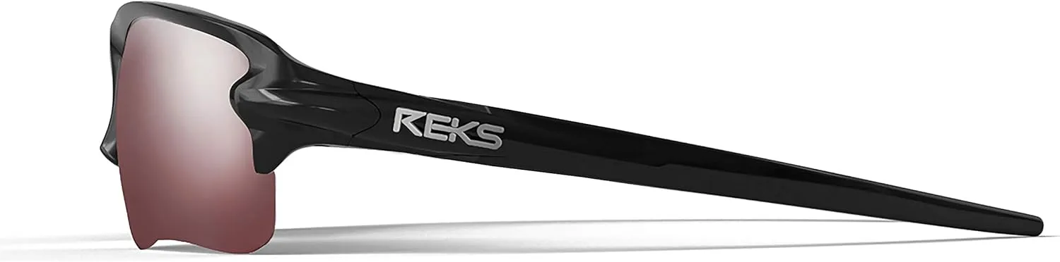 REKS Trivex Polarized Color Boosting® Sunglasses with Seafoam Green mirror