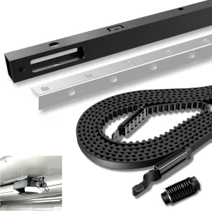 Replacement for Chamberlain Group G8808CB-P 8808CB 8Ft,Compatible Whisper Drive Plus Models,Garage Door Opener 8Ft Rail Extension Kit,Replacement Belt,Effortless Installation, Low Noise While Working