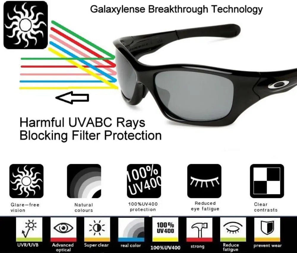 Replacement Lenses For Oakley Jupiter Squared Blue&Purple&Red Polarized 3Pair