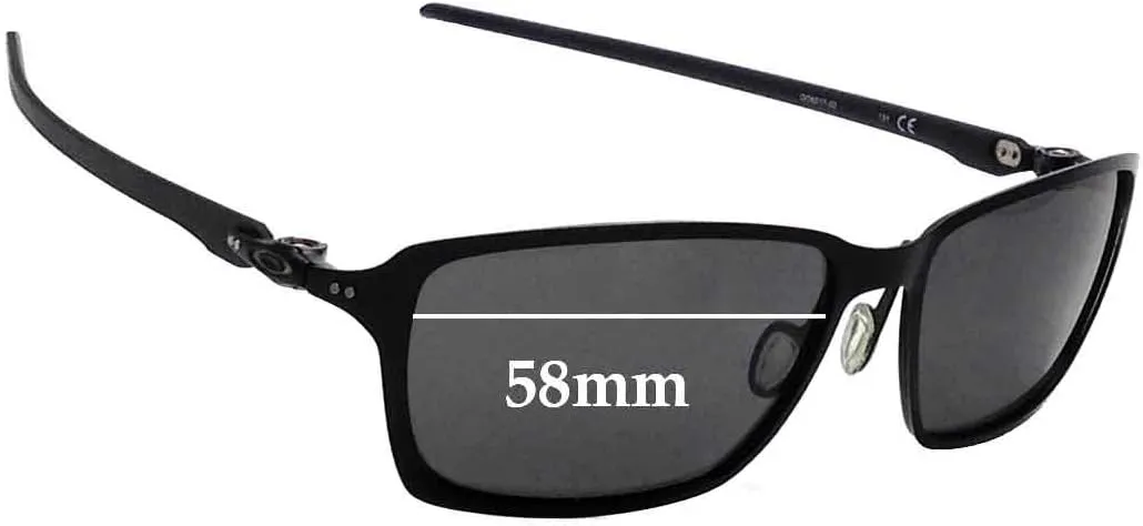 Replacement Sunglass Lenses Compatible for Oakley Tincan Carbon OO6