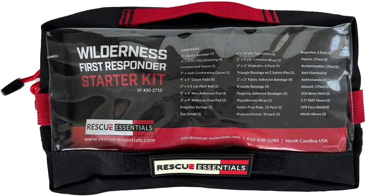 Rescue Essentials Wilderness First Responder (WFR) Starter First Aid Kit