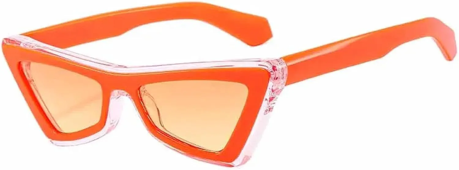 Retro Small Frame Cat Eye Sunglasses Men Women Trendy Luxury Outdoors Sun Glasses Uv400