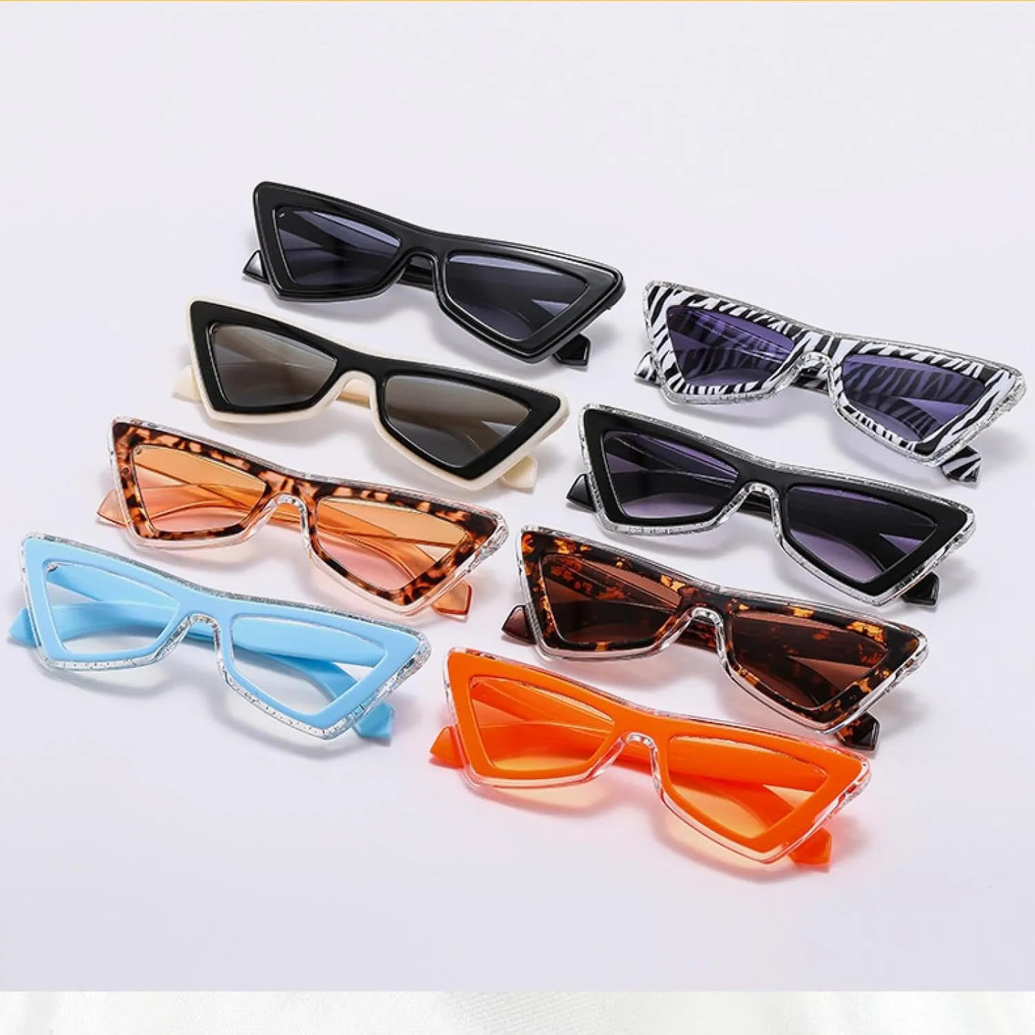 Retro Small Frame Cat Eye Sunglasses Men Women Trendy Luxury Outdoors Sun Glasses Uv400