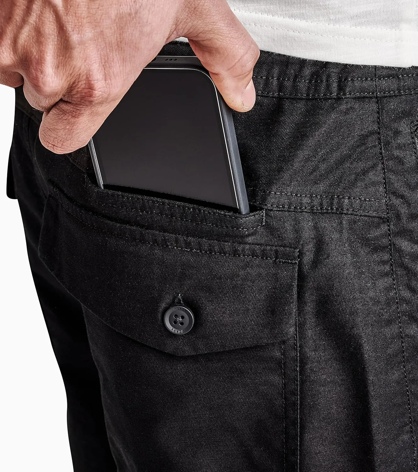 Roark Men's Black Travel Shorts 30