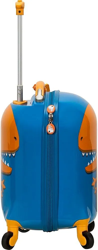 Rockland Jr. Kids' My First Hardside Spinner Luggage, Telescoping Handles, Owl, Carry-On 19-Inch