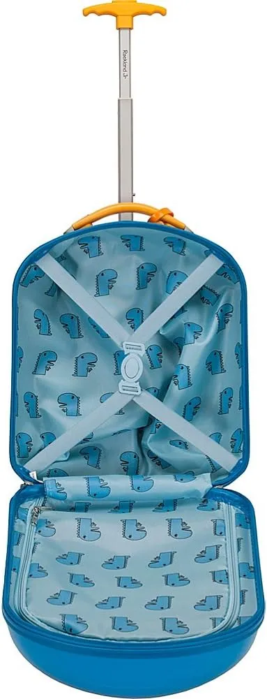 Rockland Jr. Kids' My First Hardside Spinner Luggage, Telescoping Handles, Owl, Carry-On 19-Inch