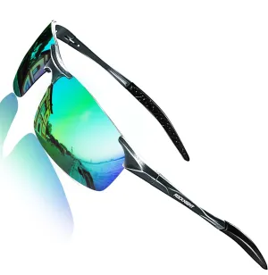 ROCKNIGHT Driving HD Polarized UV400 Protection Ultra light Al-Mg Golf Fishing Outdoor Sunglasses