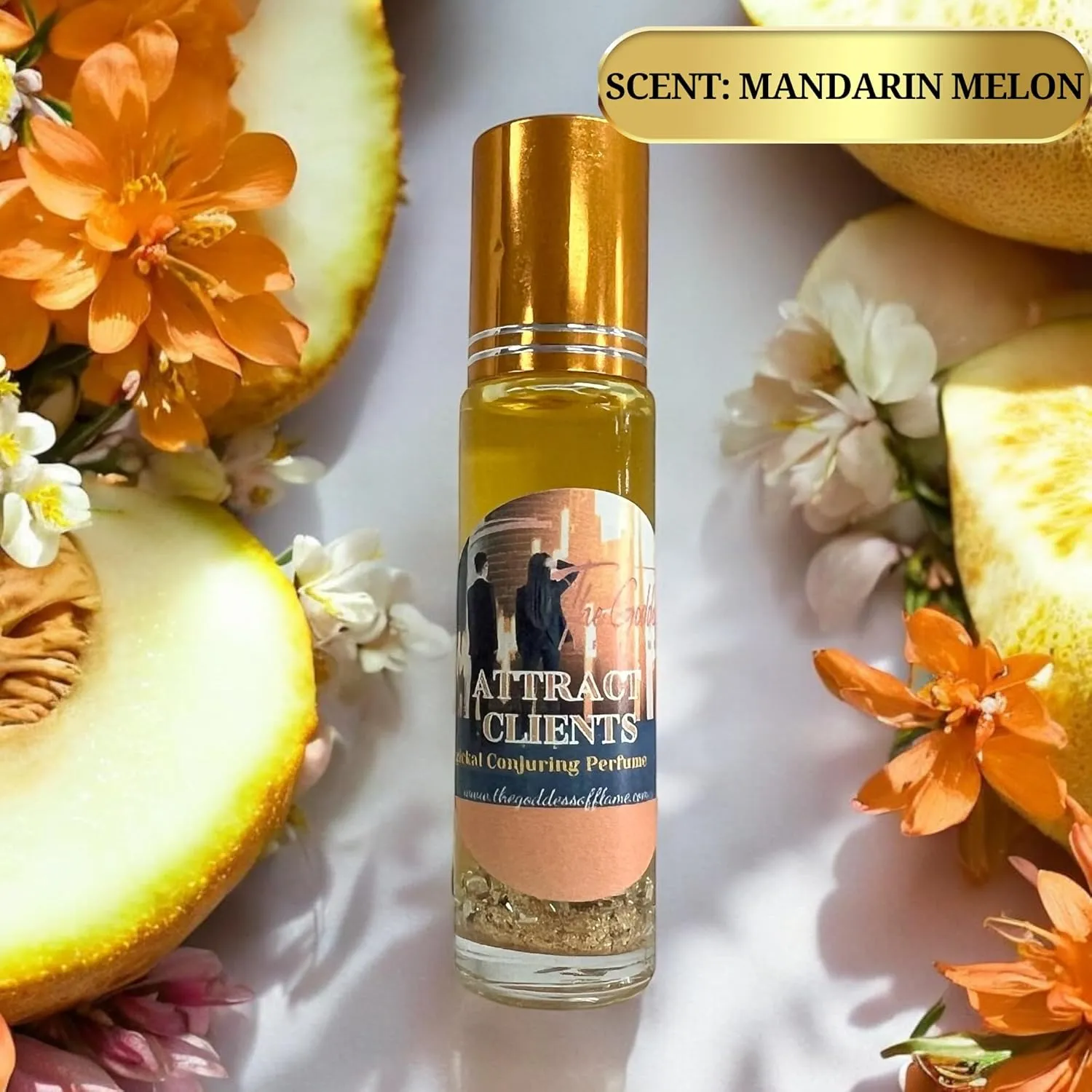 Roll-On -Pheromone Infused Essential Oil Perfume Cologne - Unisex For Men and Women - TSA Ready 10ml | Hoodoo Wicca Pagan Conjure (Attract Clients)