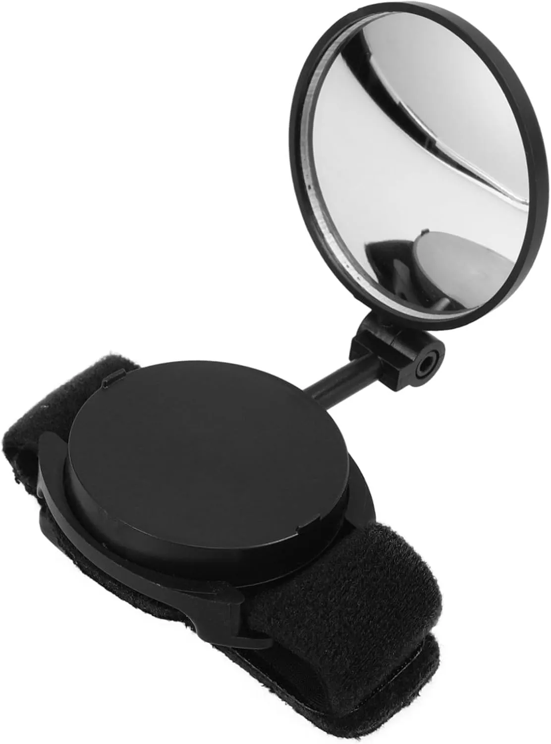 Rotatable Bike Wristband Mirror Rearview Safety Riding Accessory for Mountain and Road Biking Lightweight Durable Construction Wide View Convex Design