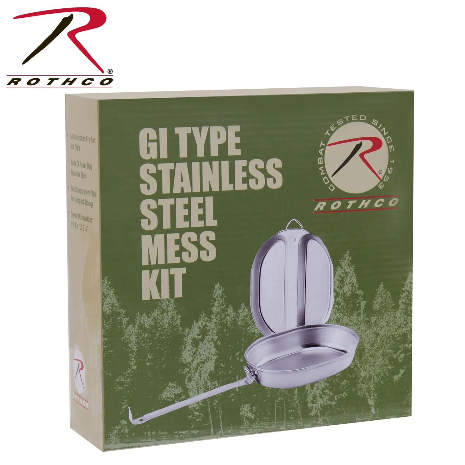 Rothco GI Type Stainless Steel Mess Kit