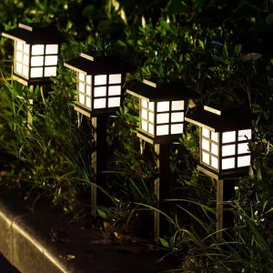 Rynx | Solar Square Lantern LED Outdoor Waterproof Garden Ground Plug Light