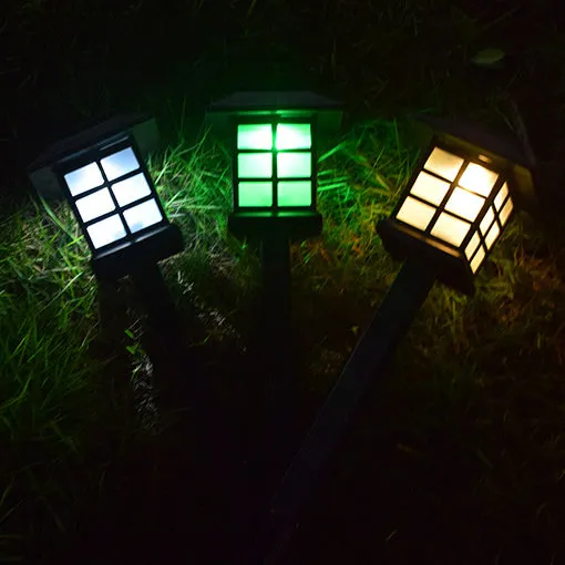 Rynx | Solar Square Lantern LED Outdoor Waterproof Garden Ground Plug Light