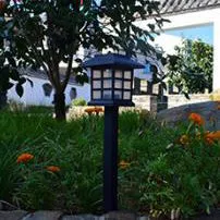 Rynx | Solar Square Lantern LED Outdoor Waterproof Garden Ground Plug Light