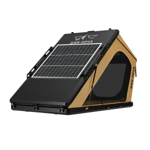 San Hima Kalbarri Gen 2 Roof Top Tent Hardshell Khaki   130W Solar Panel