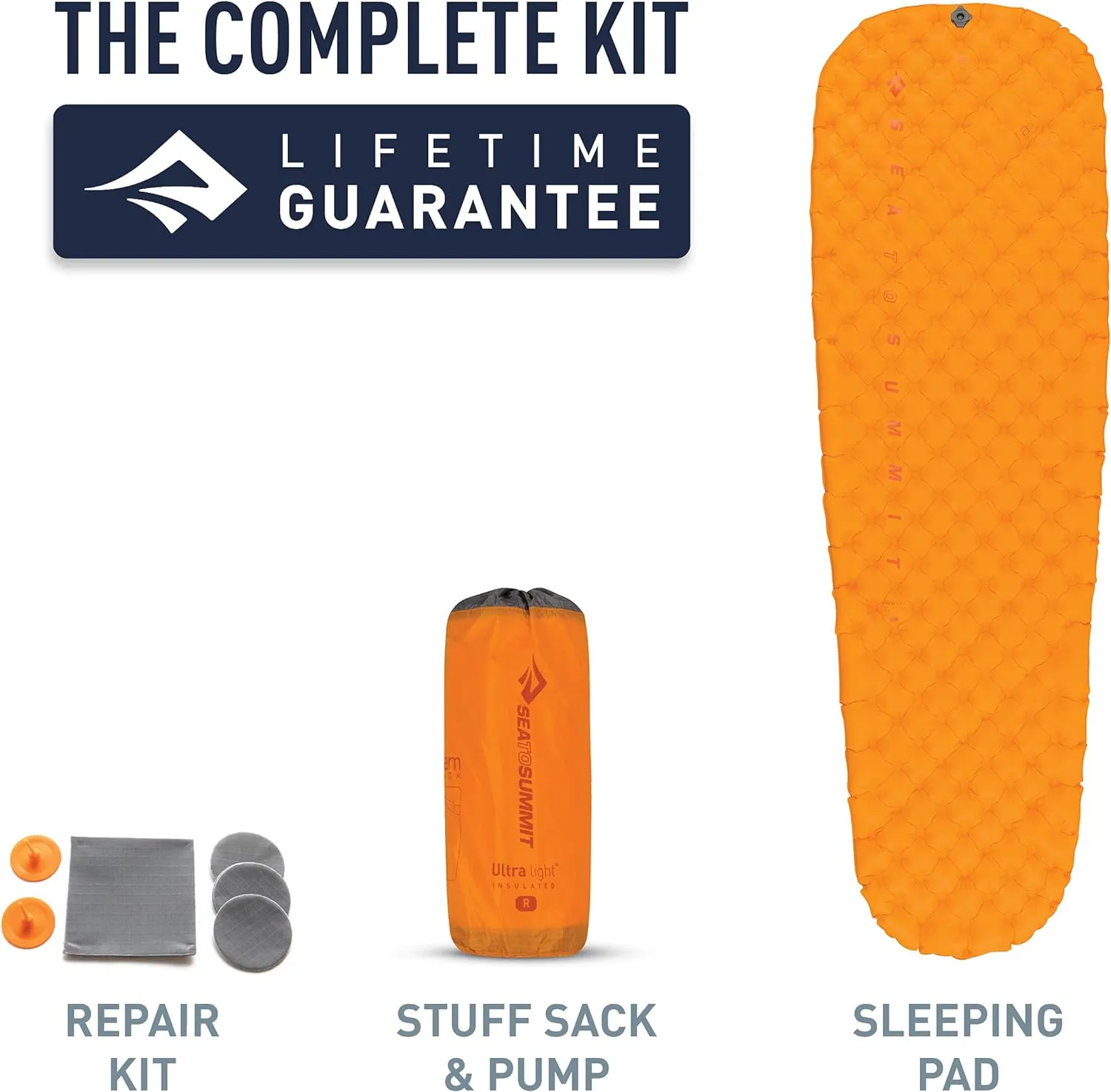 Sea to Summit Ultralight Insulated Backpacking Sleeping Pad, Regular (72 x 21.5 x 2 inches)