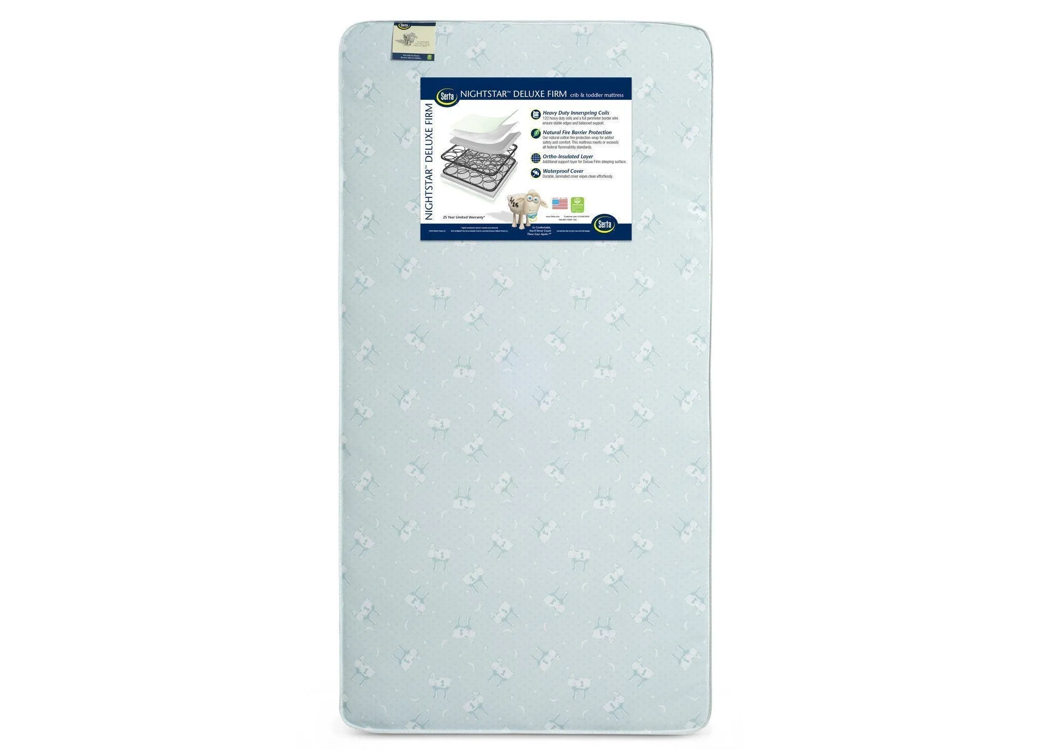 Serta Nightstar™ Deluxe Firm Crib and Toddler Mattress