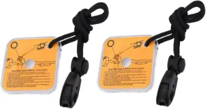 Signals Mirror Outdoor Survival Emergency Rescue Reflective Signals Mirror 2PCS,Camping Essentials