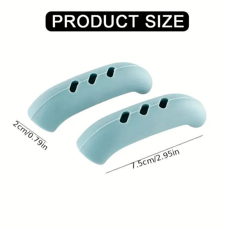 Silicone Anti-Scalding Handle Covers – Heat-Resistant & Wok Grip Set (4 Pairs)