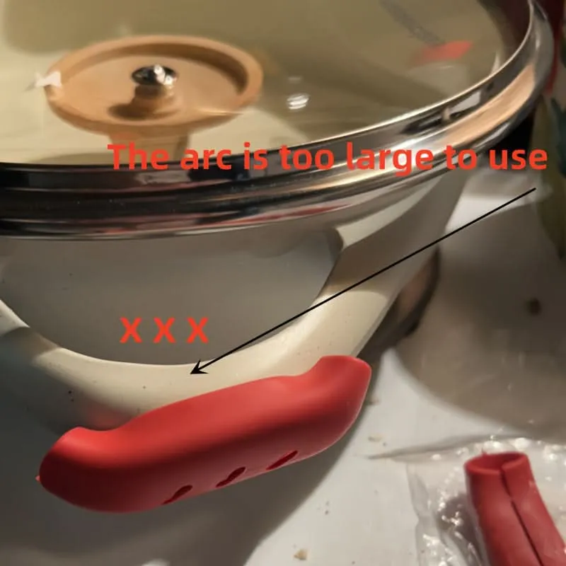 Silicone Anti-Scalding Handle Covers – Heat-Resistant & Wok Grip Set (4 Pairs)