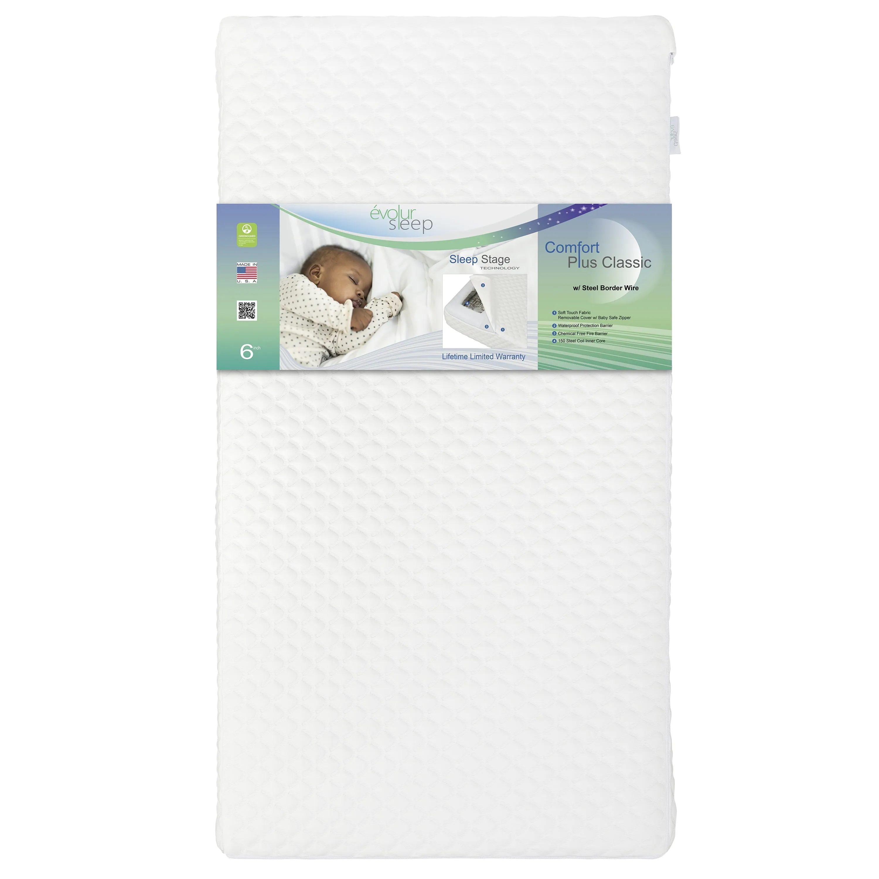 Sleep Comfort plus Classic 150 Crib & Toddler Innerspring Mattress