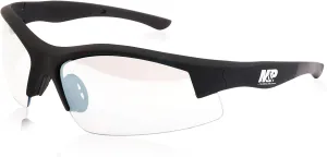 Smith & Wesson M&P Super Cobra Frame Shooting Glasses with No-Slip Rubber, Impact Resistance and Anti-Fog Lenses for Shooting, Working and Everyday Use